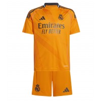 Fotbalové Dres Real Madrid Aurelien Tchouameni #14 Dětské Venkovní 2024-25 Krátký Rukáv (+ trenýrky)